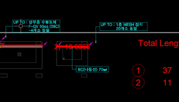 길이산출 리습 구합니다..ㅠ